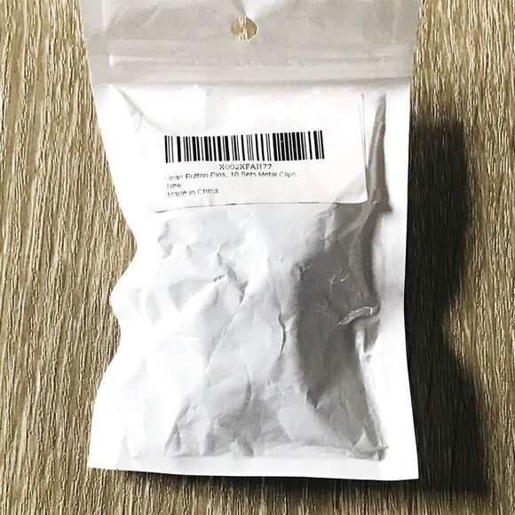 NEW … Pack Of Ten Instant Jean Button Pins - Picture 4 of 4